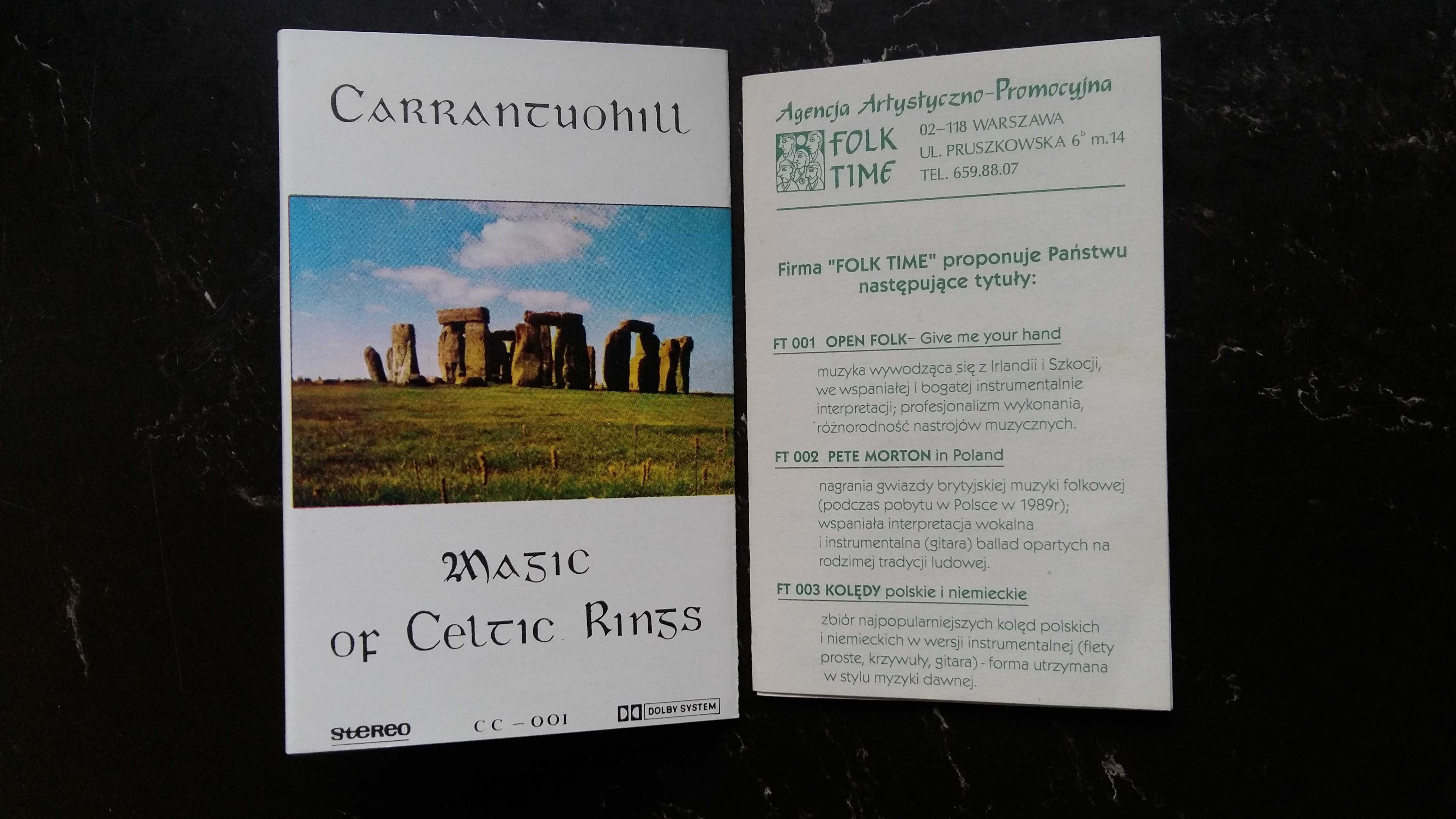 Kaseta magnetofonowa Carralantouhill- Magic of Celitic Rings