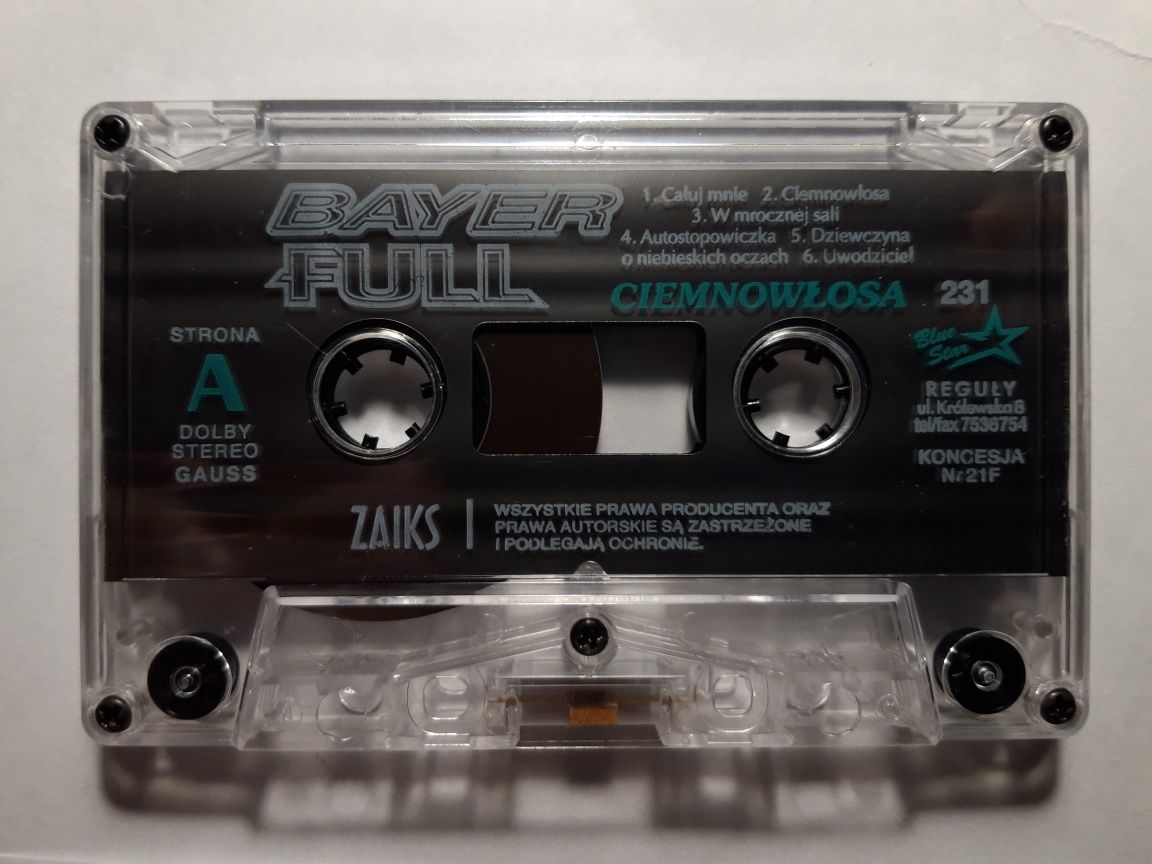 Bayer Full – Ciemnowłosa (Kaseta, 1995)