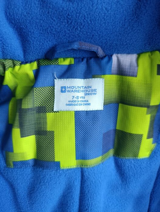 Новий термо набір mountain warehouse, 7-8р,зимова куртка і штани