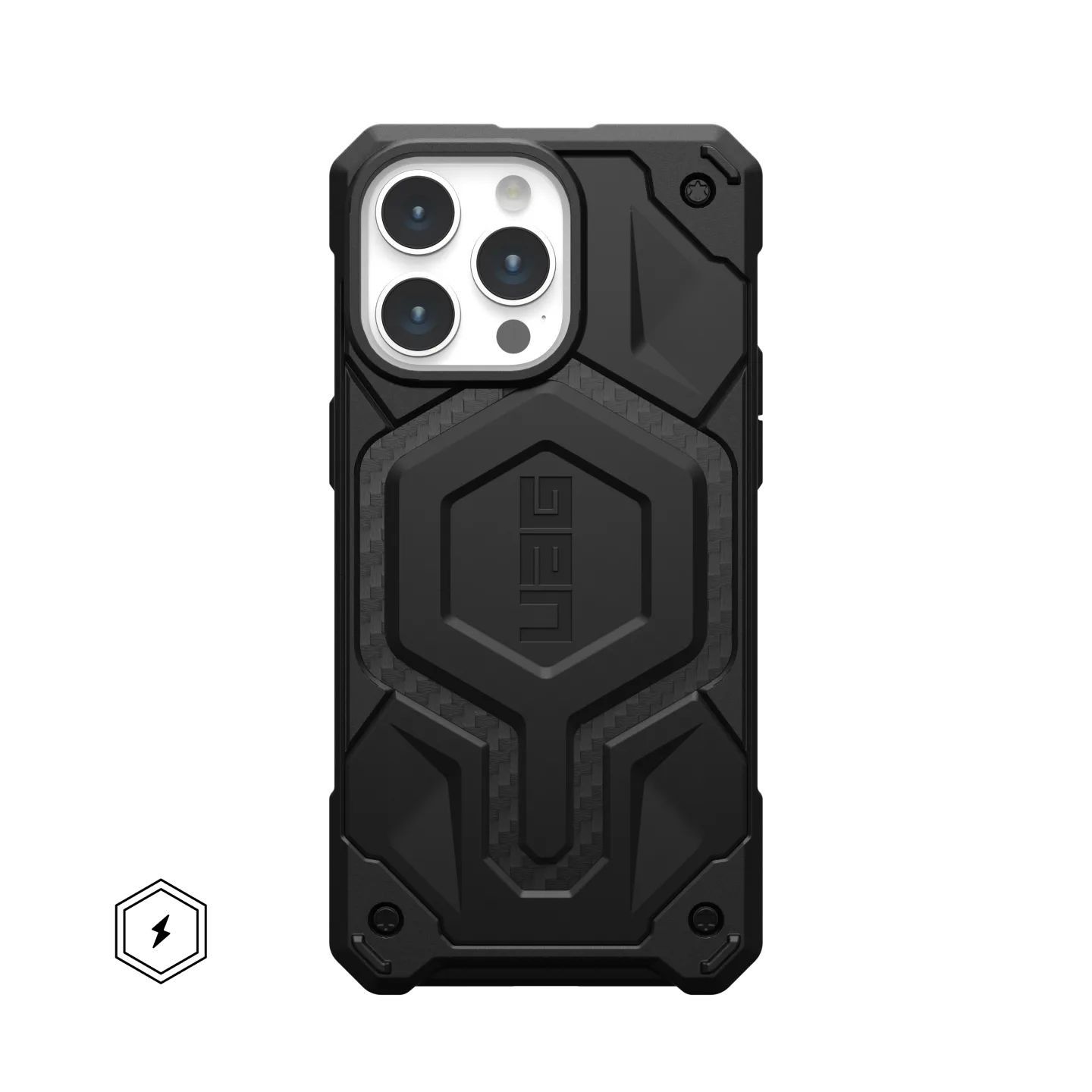 Etui UAG do iPhone 15 Pro Max Magsafe Monarch Carbon Fiber Black