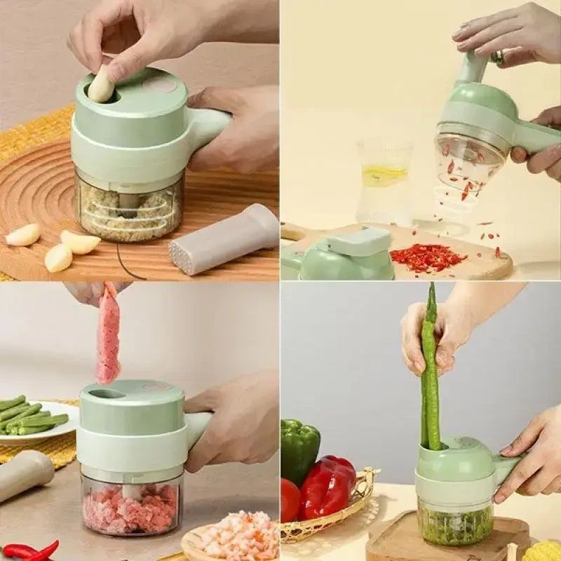 Мини электрическая овощерезка