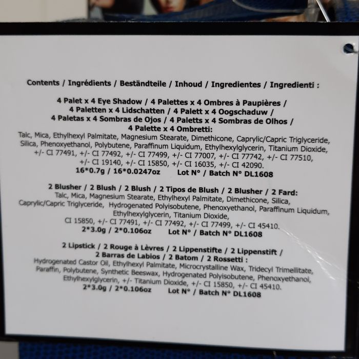 Caixa de maquilhagem NOVO