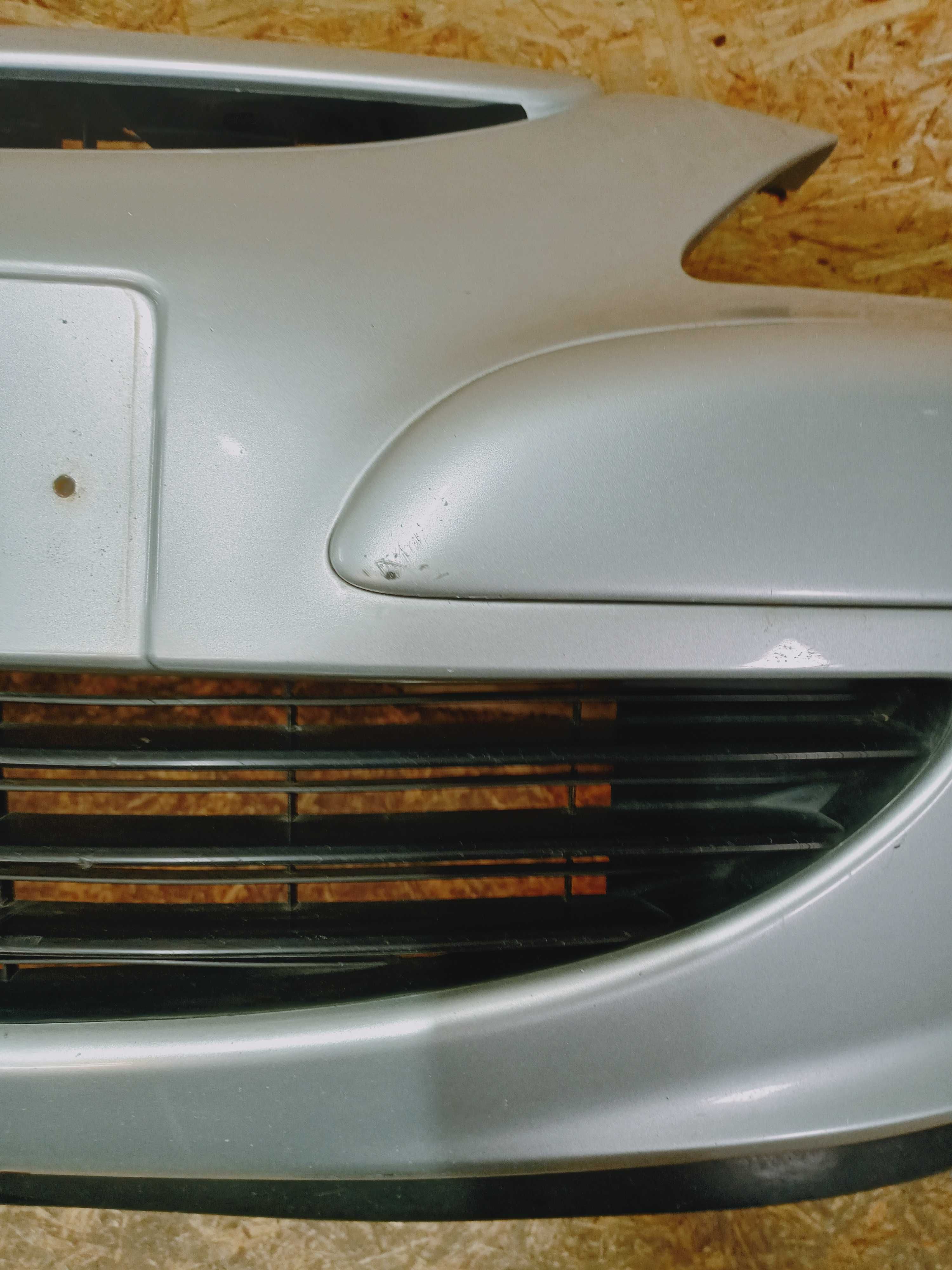 Peugeot 307 zderzak przód przedni kompletny srebrny oryginał