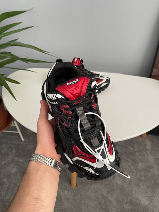 Кросівки 36-45 Balenciaga Track 2 Sneaker Black Red