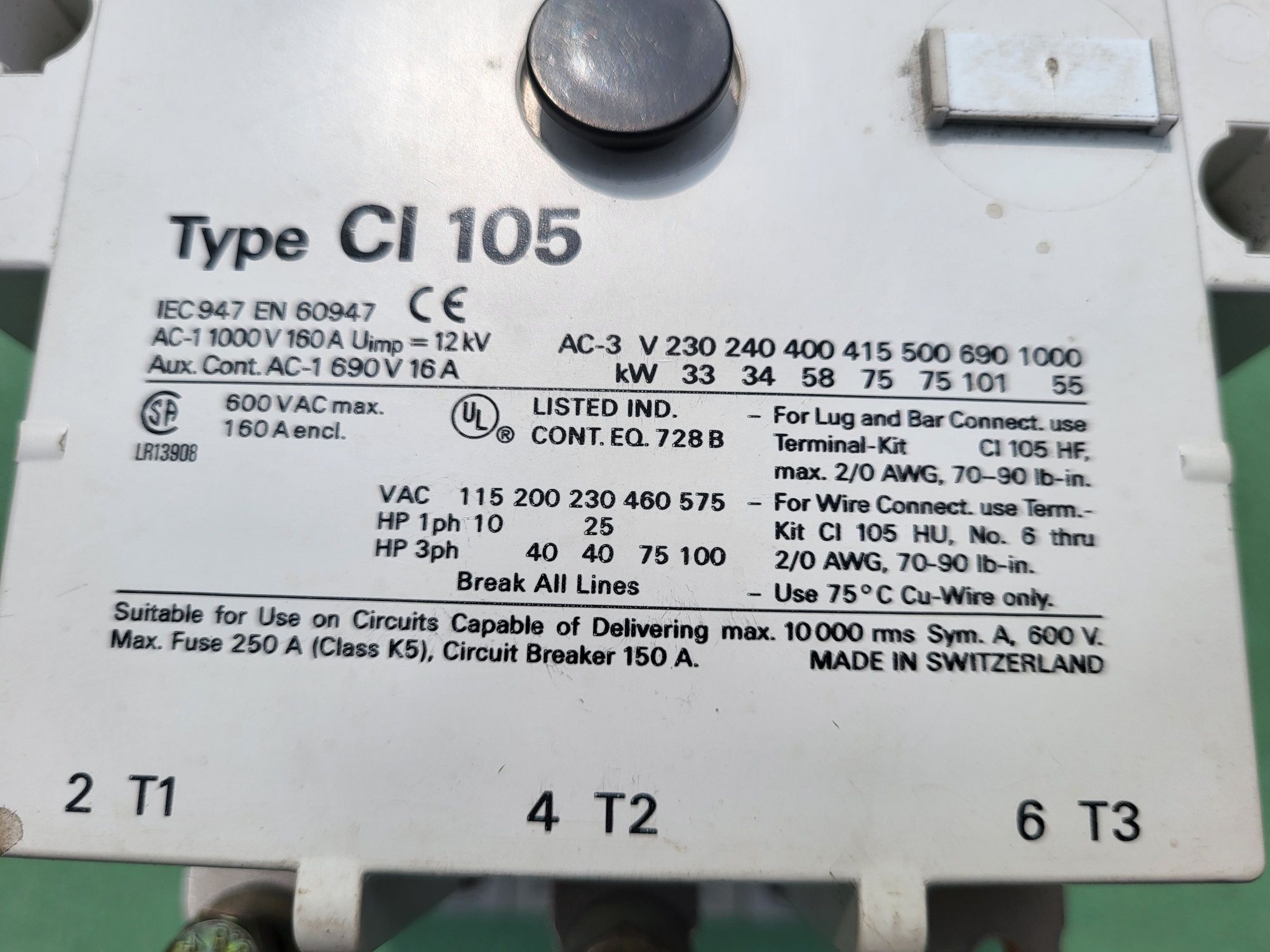 Stycznik Danfoss Cl 105