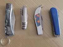 lote de 4 navalhas para coleccionadores