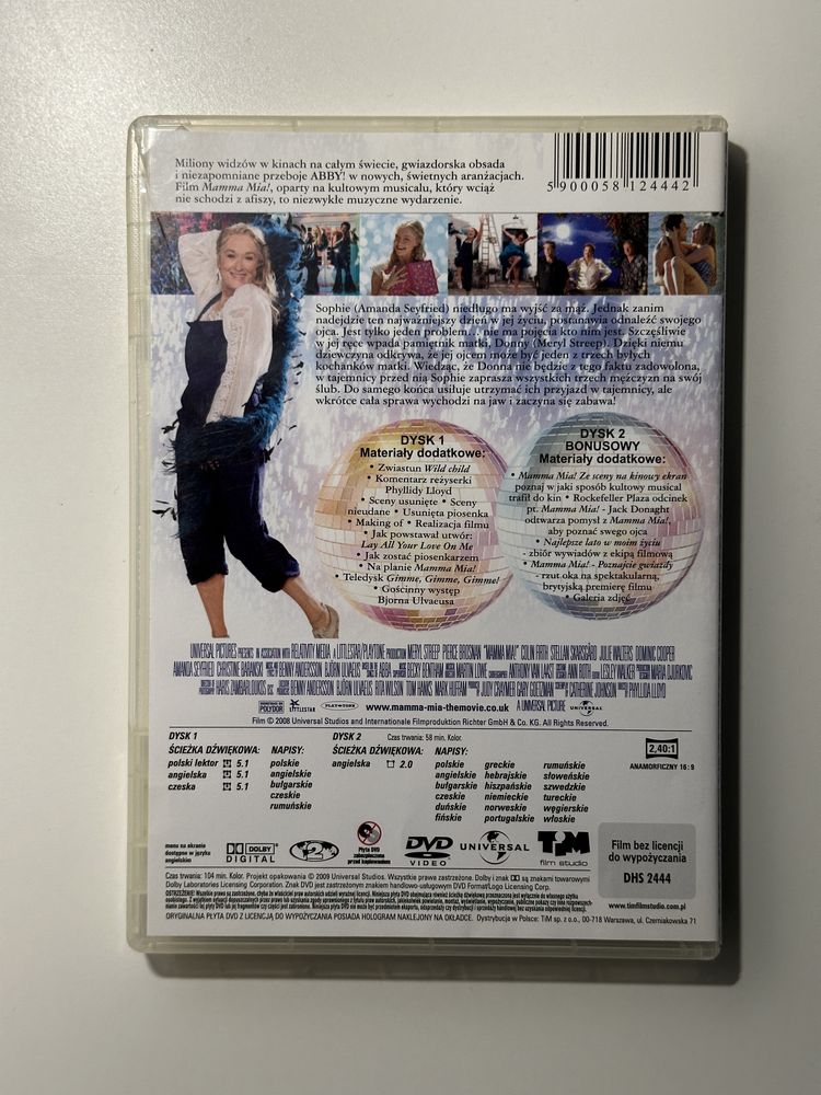 Mamma Mia Imprezowa Edycja Specjalna 2 DVD Lektor PL