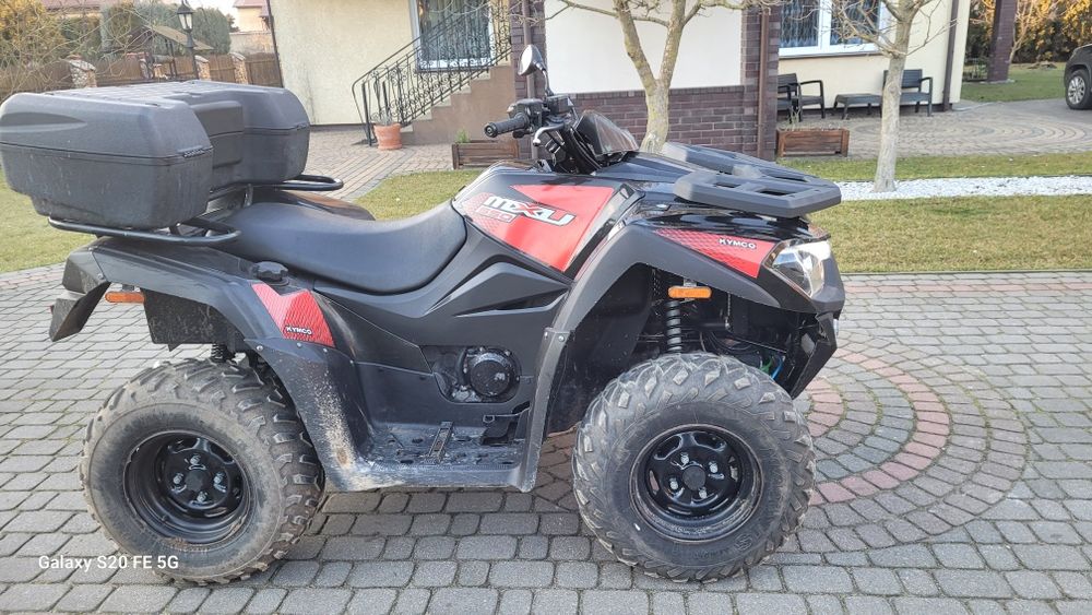 Quad Kynco Mxu550 pług bagażnik