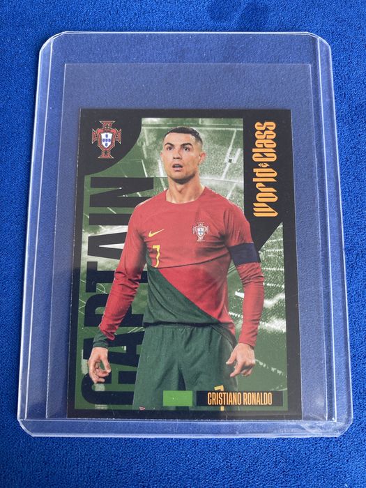 Cromo Cristiano Ronaldo Captain World Class Panini Portugal