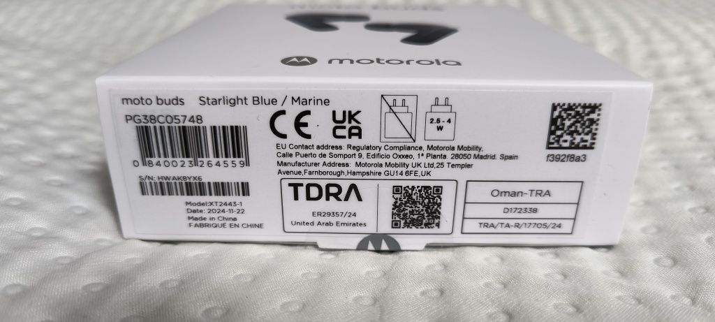 Słuchawki Motorola moto buds dynamic anc Hi-Res Audio