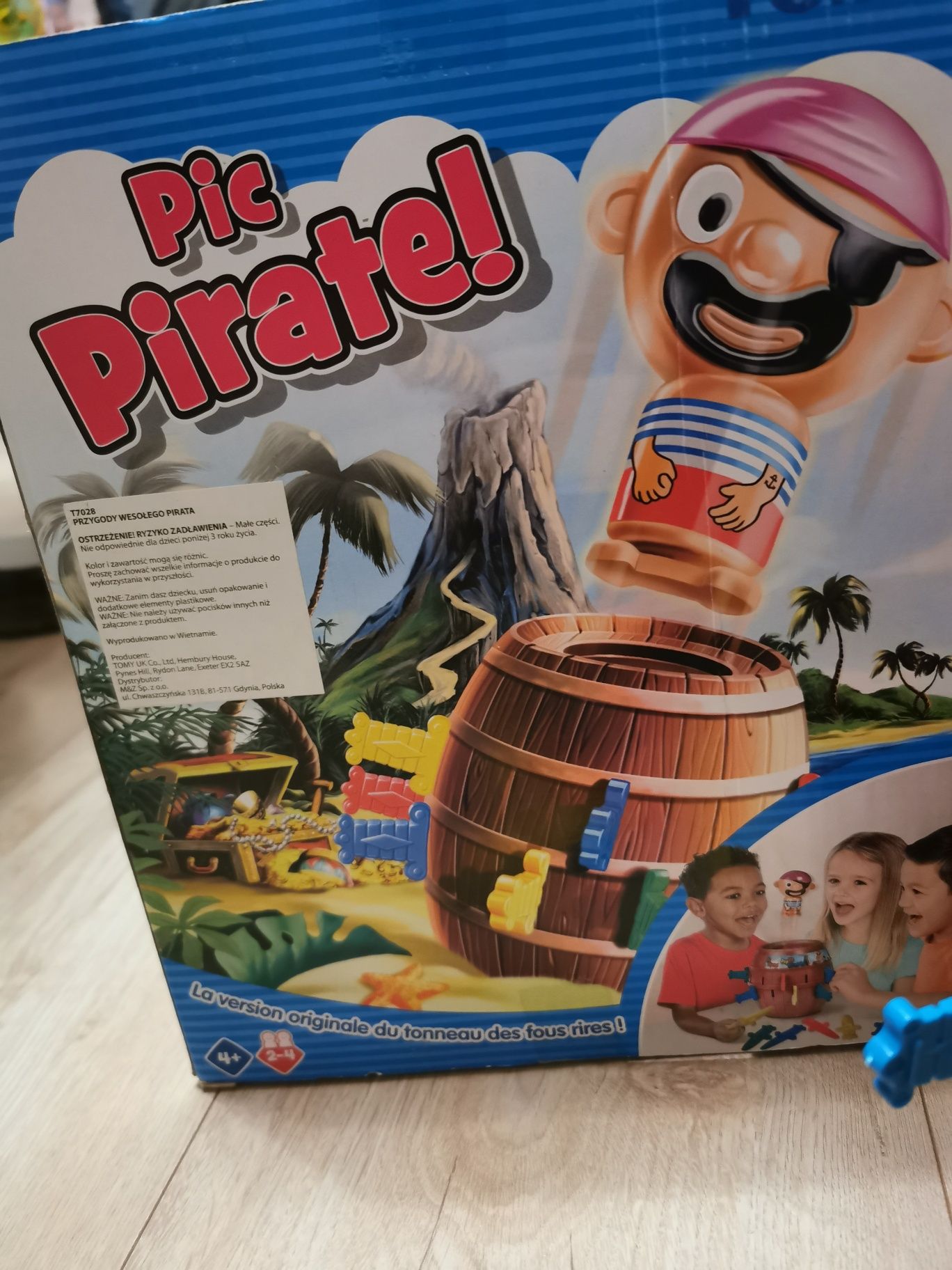 Gra zręcznościowa Szalony Pirat beczka pirata