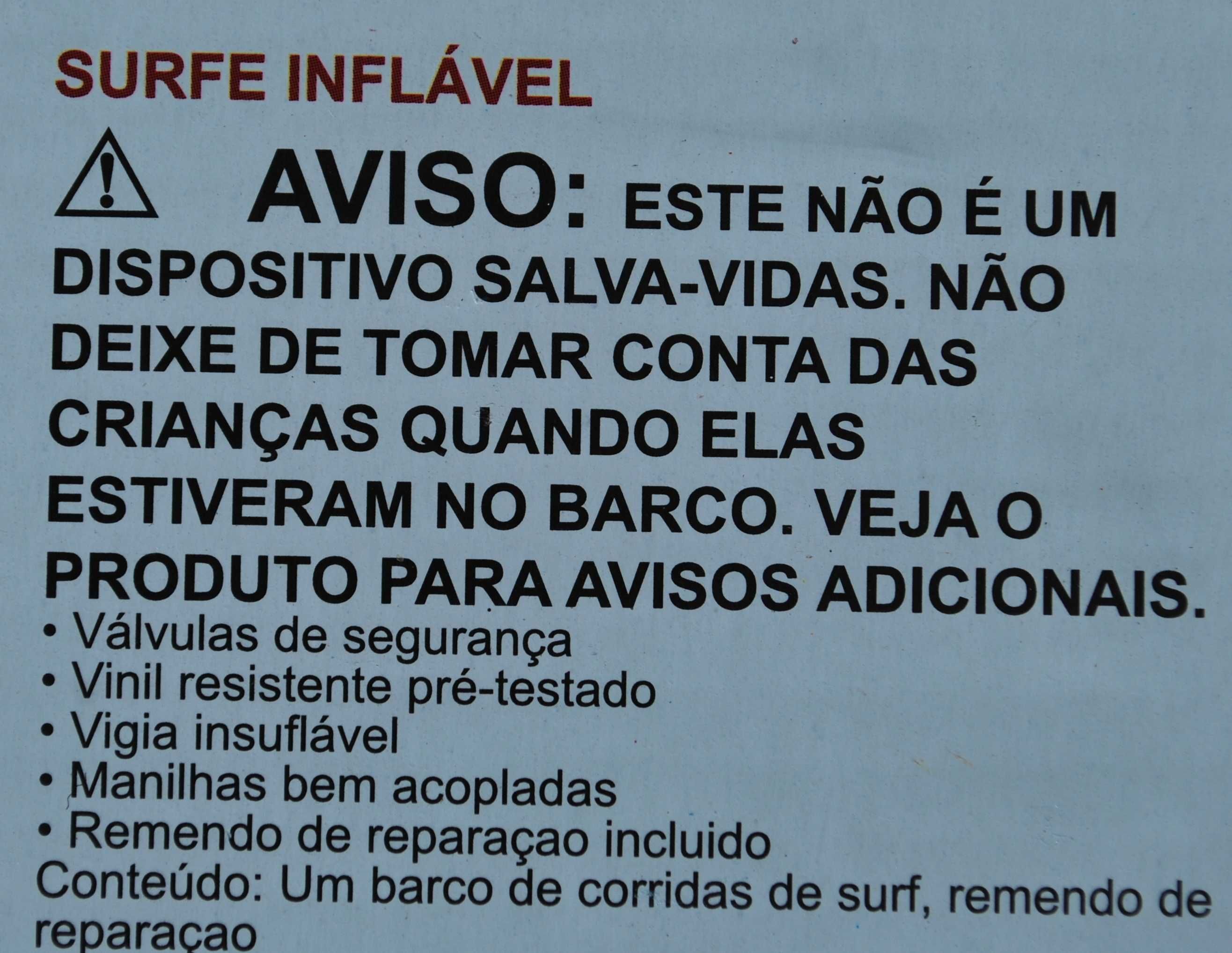 Barco (colchão de ar) Insuflável Surf marca Bestway