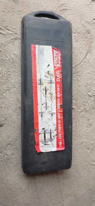 Набір штанга + гантелі 55кг