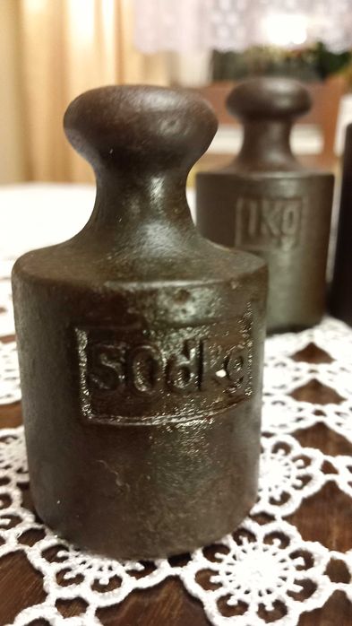 Stare odważniki żeliwne 0,5;1; 2;3;5;10kg odważnik żeliwny