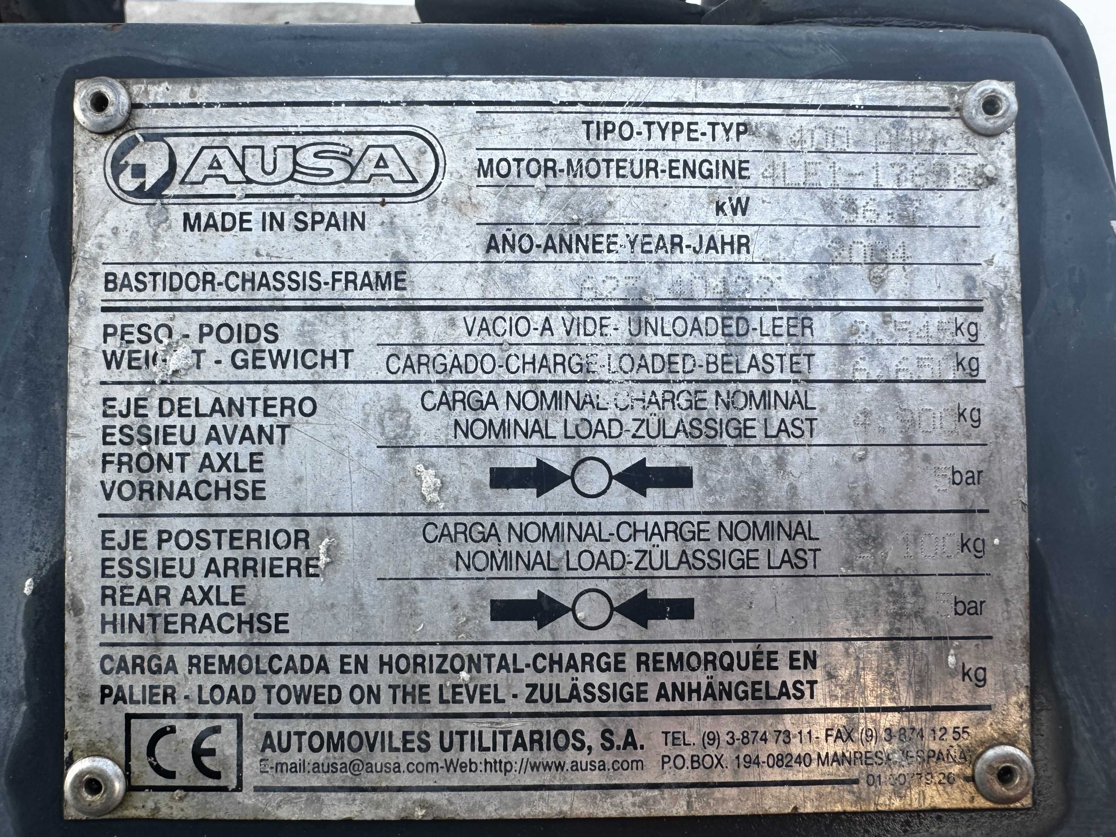 Dumper Ausa 400 AHG
