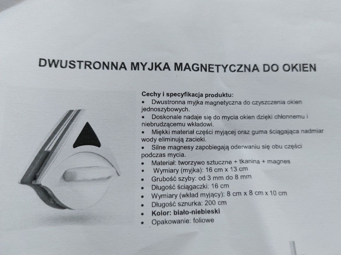 Myjka magnetyczna do okien