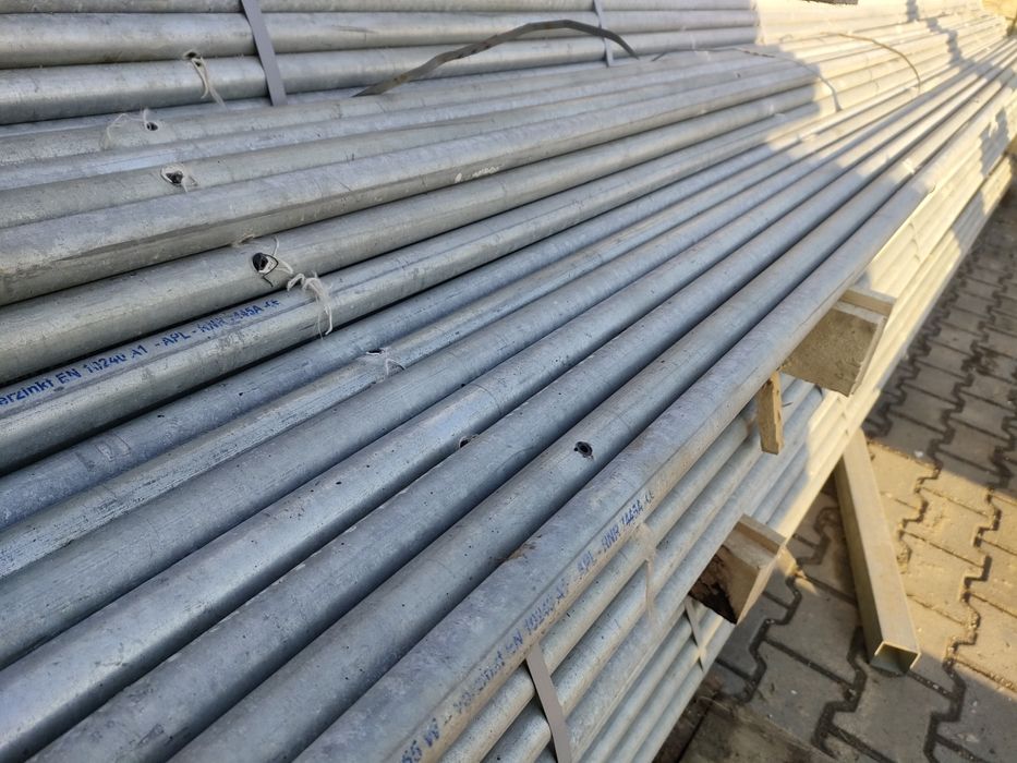 Rurka ocynkowana fi 34x3.2mm na tunele foliowe