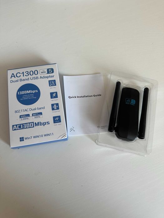 Adaptador WiFi USB AC1300 Dual Band