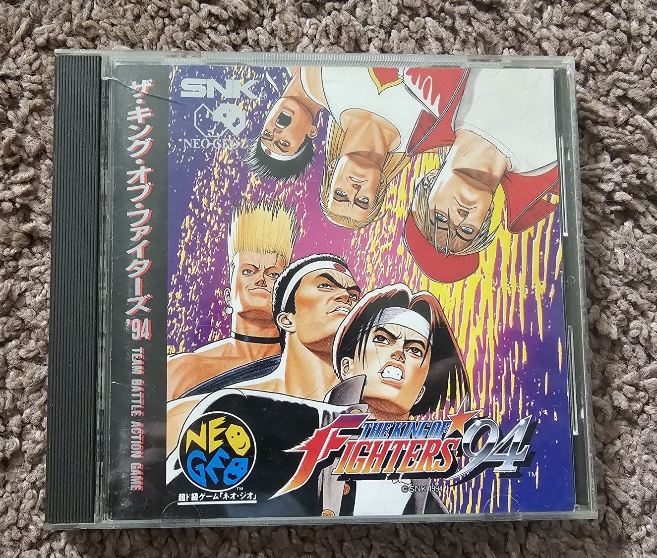 Neo geo cd + box + 2 pady + 2 gry (zasilacz, kabel do tv, styropian)