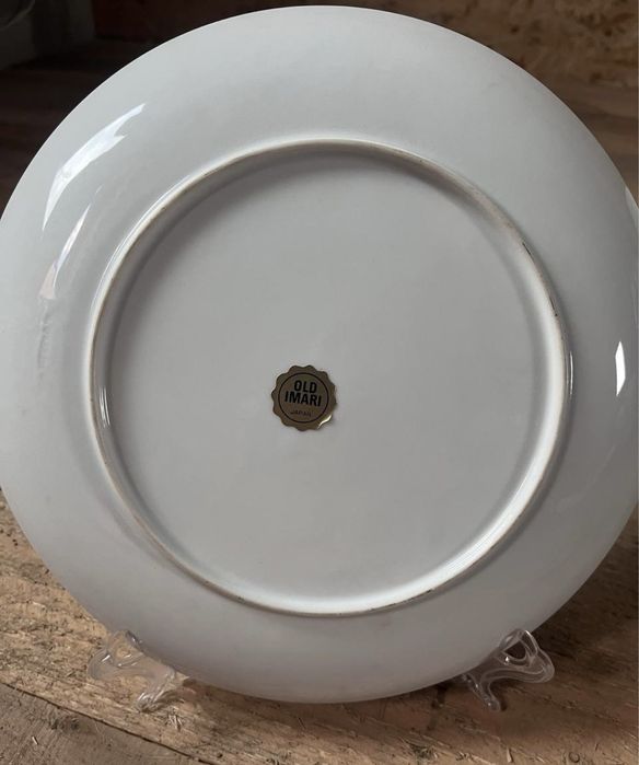 Вінтажні японські колекційні тарілки Gold Old Imari Hand Painted Japan