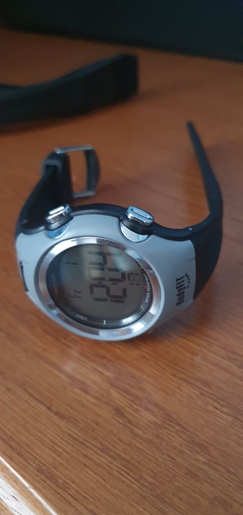 Zegarek + pas telemetryczny do pomiaru tętna BODYFIT trening fitnes