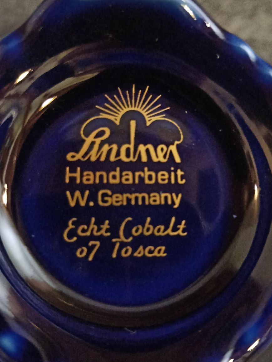 LINDNER Echt Kobalt TRIO 07 Tosca Złoto Patyna Piękna