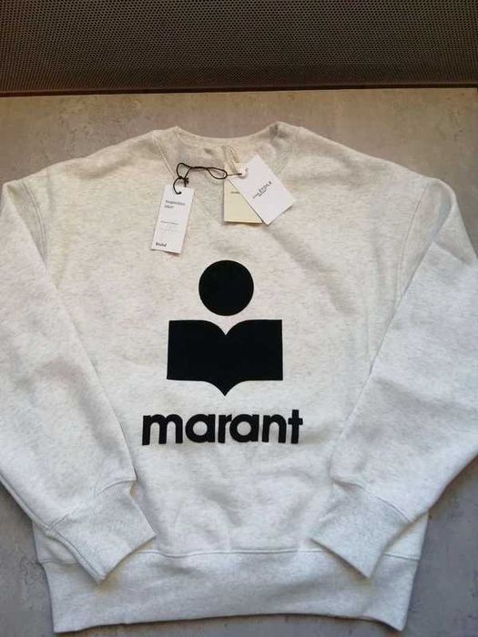 ISABEL MArant białe ubrania nowe unisex długie rękawy M