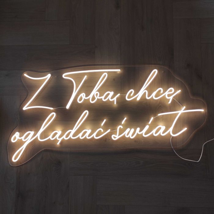 Wynajem napisów LED - dostawa i montaż GRATIS