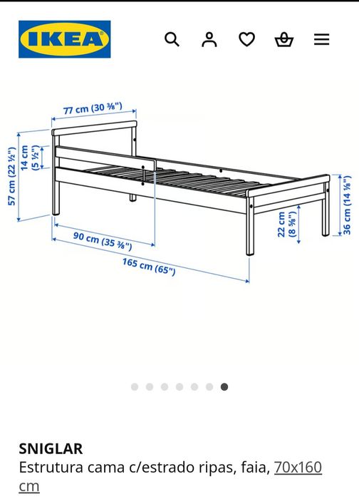 Cama de Criança Ikeia