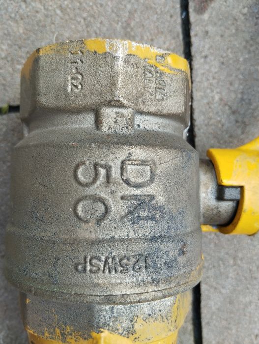 Кран кульовий DN 50 PN 20, кран шаровий латунний, труба з фланцем.