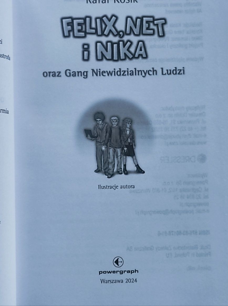 Książka  Felix net i Nika