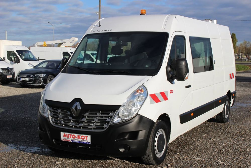 Renault MASTER *2.3 DCI 130 KM/BRYGADÓWKA-7 OS*/L3H2/ KLIMA/ MAXI  /*SERWIS*/ STAN IDEALNY /  / NIEEKSPLOATOWANY po Polskich Drogach / auto kot.pl