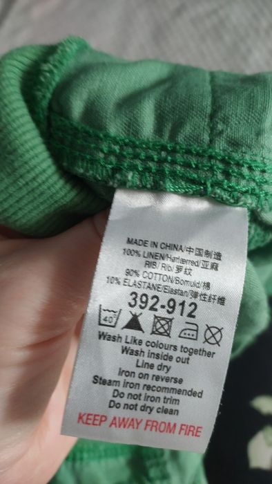 Lniane spodnie typu rybaczki next rozmiar s