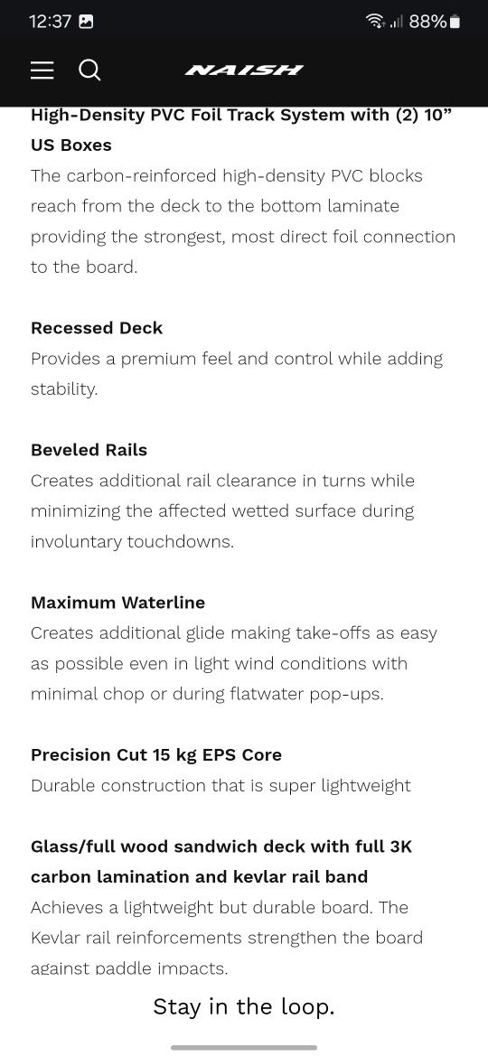 Naish Supfoil Downwind Board