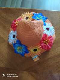 Капелюх від сонця Літній жіночий капелюх(Голландія) Плетенная шляпа