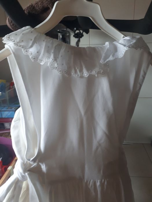 Vestido Laranjinha 6 anos com etiqueta