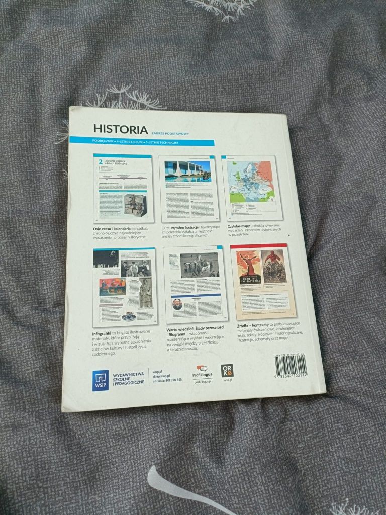 Podręcznik do nauki historii do klasy 4 WSiP liceum i technikum