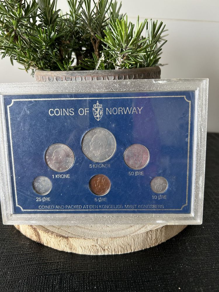 Conjunto Noruega 6 Moedas Não Circuladas 1980