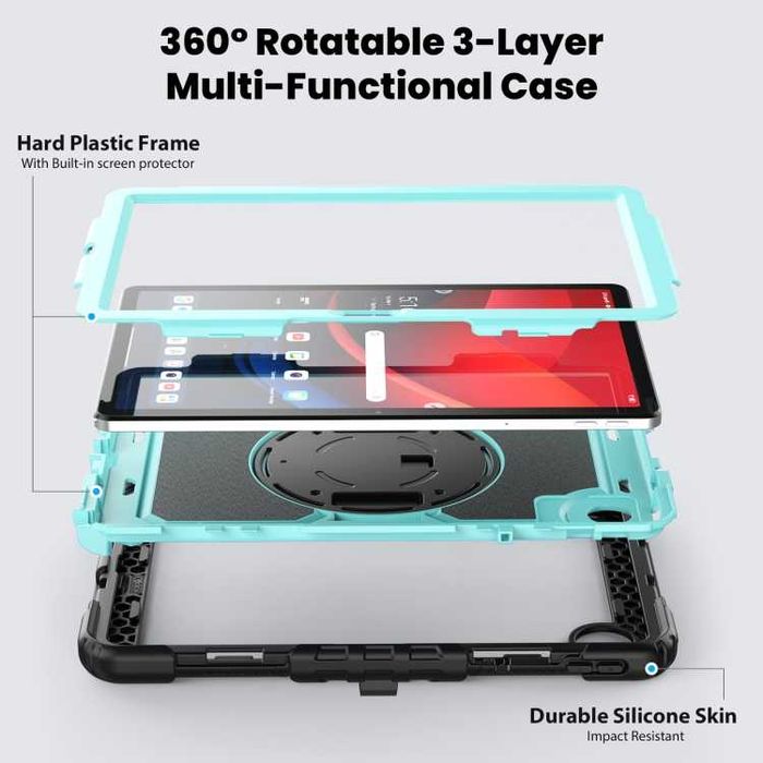 Pancerne Mocne Etui z Osłoną Ekranu do Lenovo Tab M11