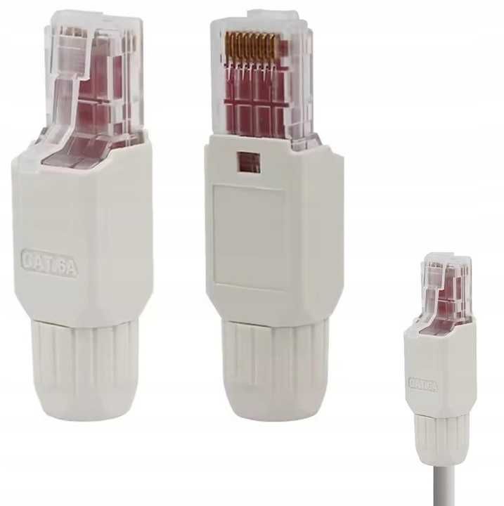 Wtyczka RJ45 Kabel UTP Kat. 6 RJ9 Beznarzędziowy Wtyk * Wejherowo