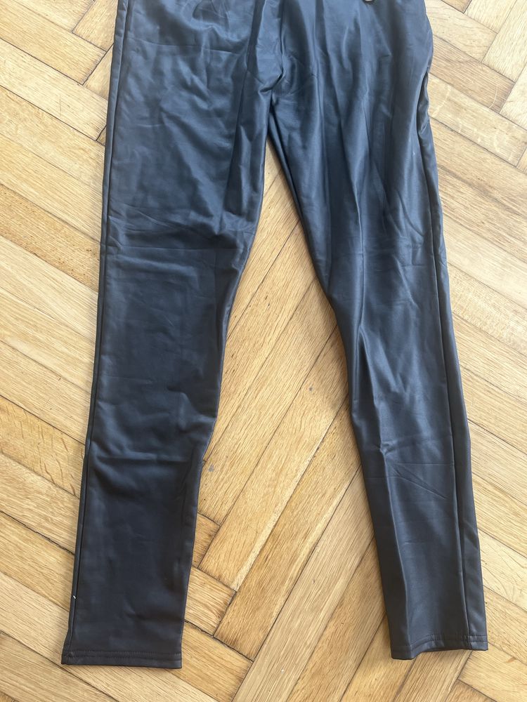 Spodnie legginsy lateksowe L/XL