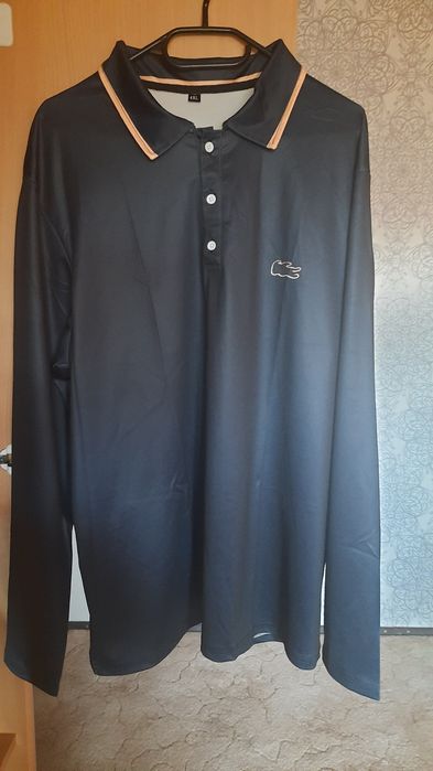 Granatowa koszulka polo 4XL