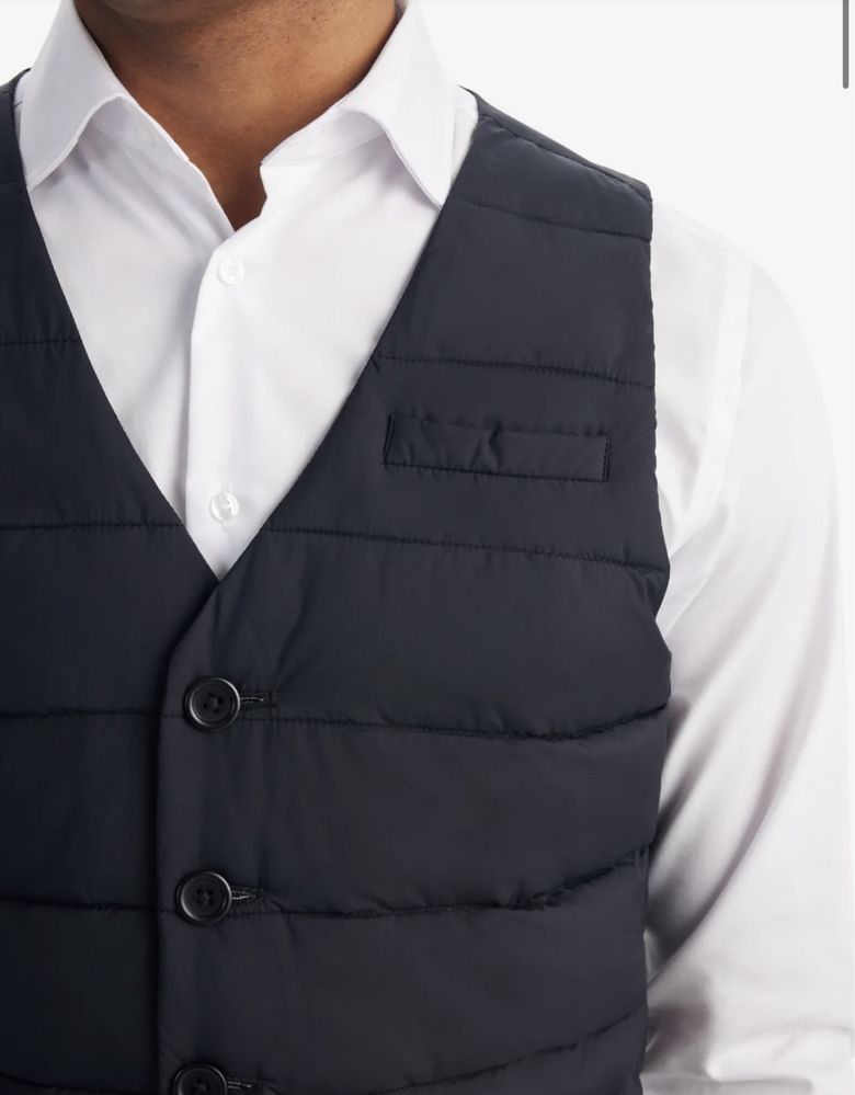 Чоловіча жилетка John Henric Dark blue Dressed Vest (нова з бірками)