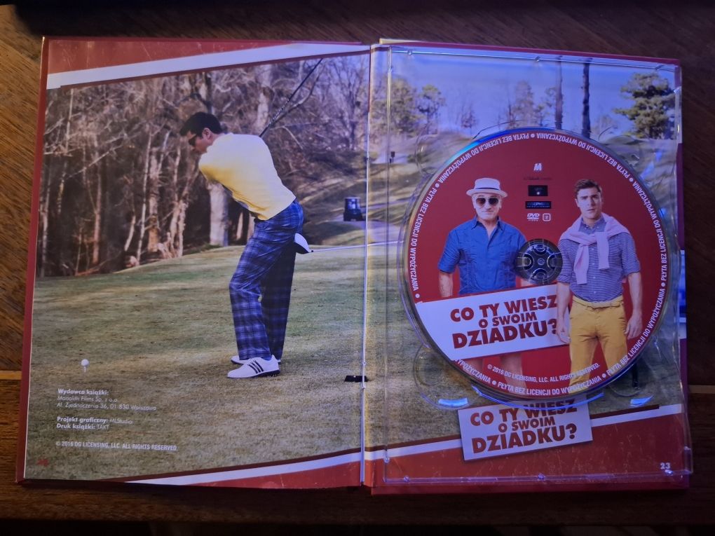 DVD / booklet Co Ty wiesz o swoim dziadku? 2016 DG / lektor PL