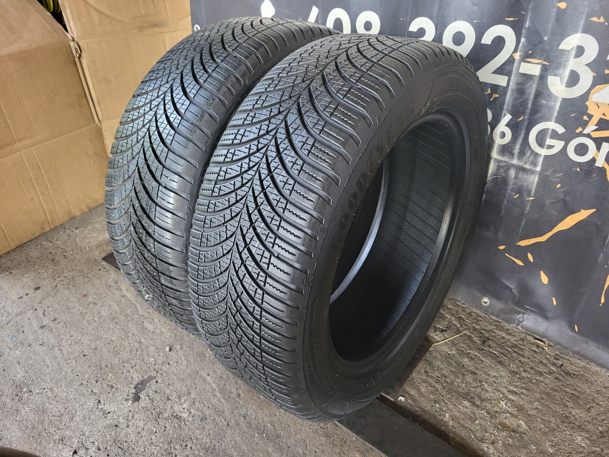 Opony wielosezonowe 205/55/16 Goodyear 20rok 6,8mm