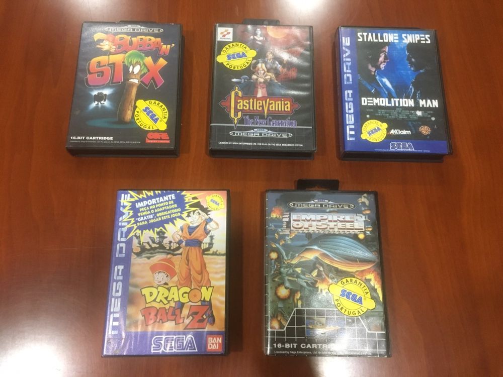 Nintendo + Comandos + Pistolas/Sega Mega Drive + Comandos + Jogos