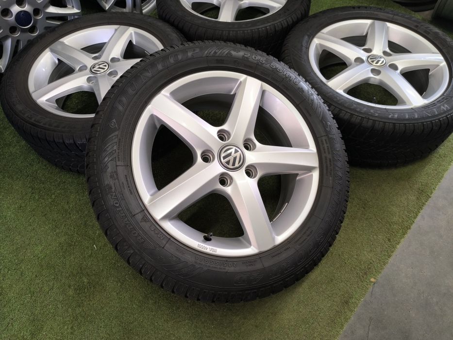 Koła 16" felgi 5x112 et48 opony 205/55/16 Vw Golf 5 6 7 Touran Caddy