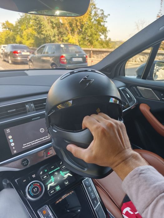 Шлем мото Харлей чопер стиль scorpion exo covert combat L-XL сонный ма