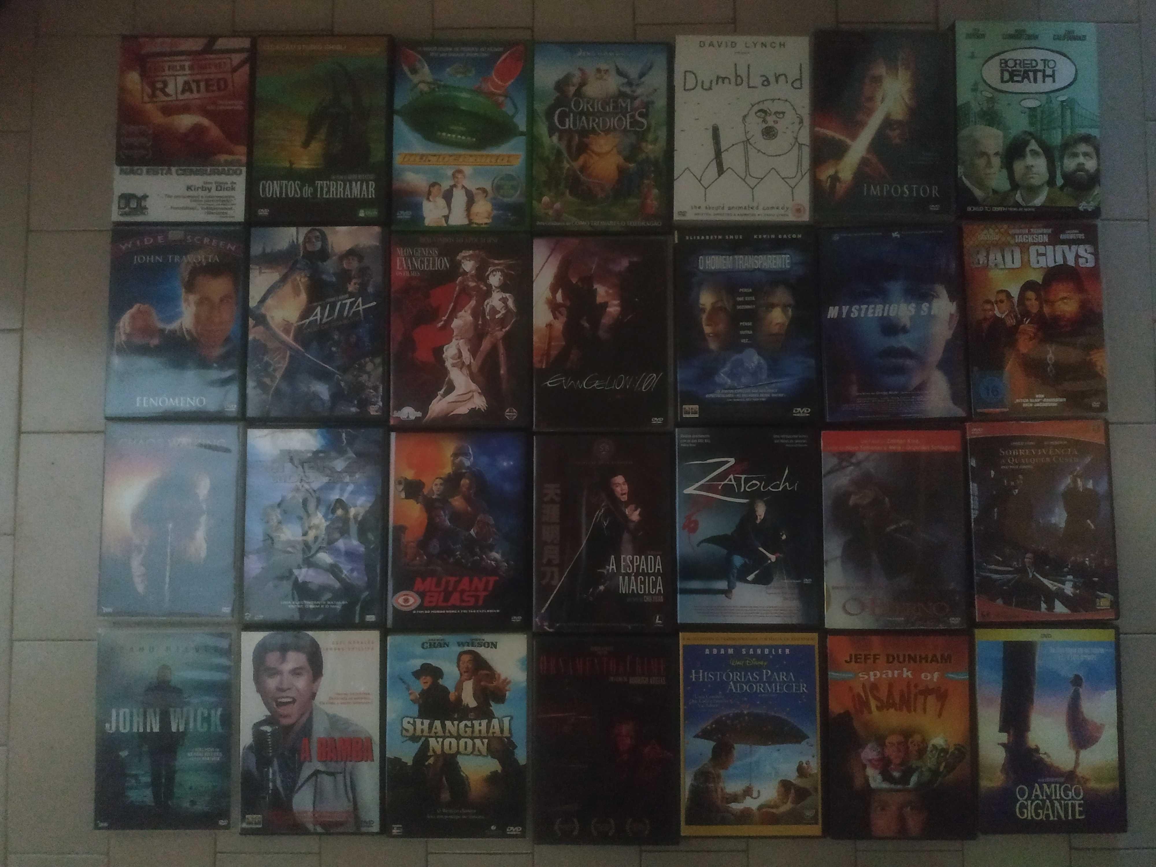 DVDs raros por 5€ e outros