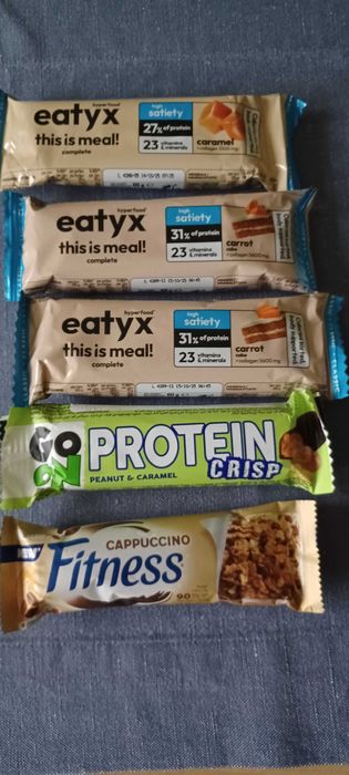 EATYX baton, Fitness baton, SIS, Protein Crisp. 6 SZTUK zestaw